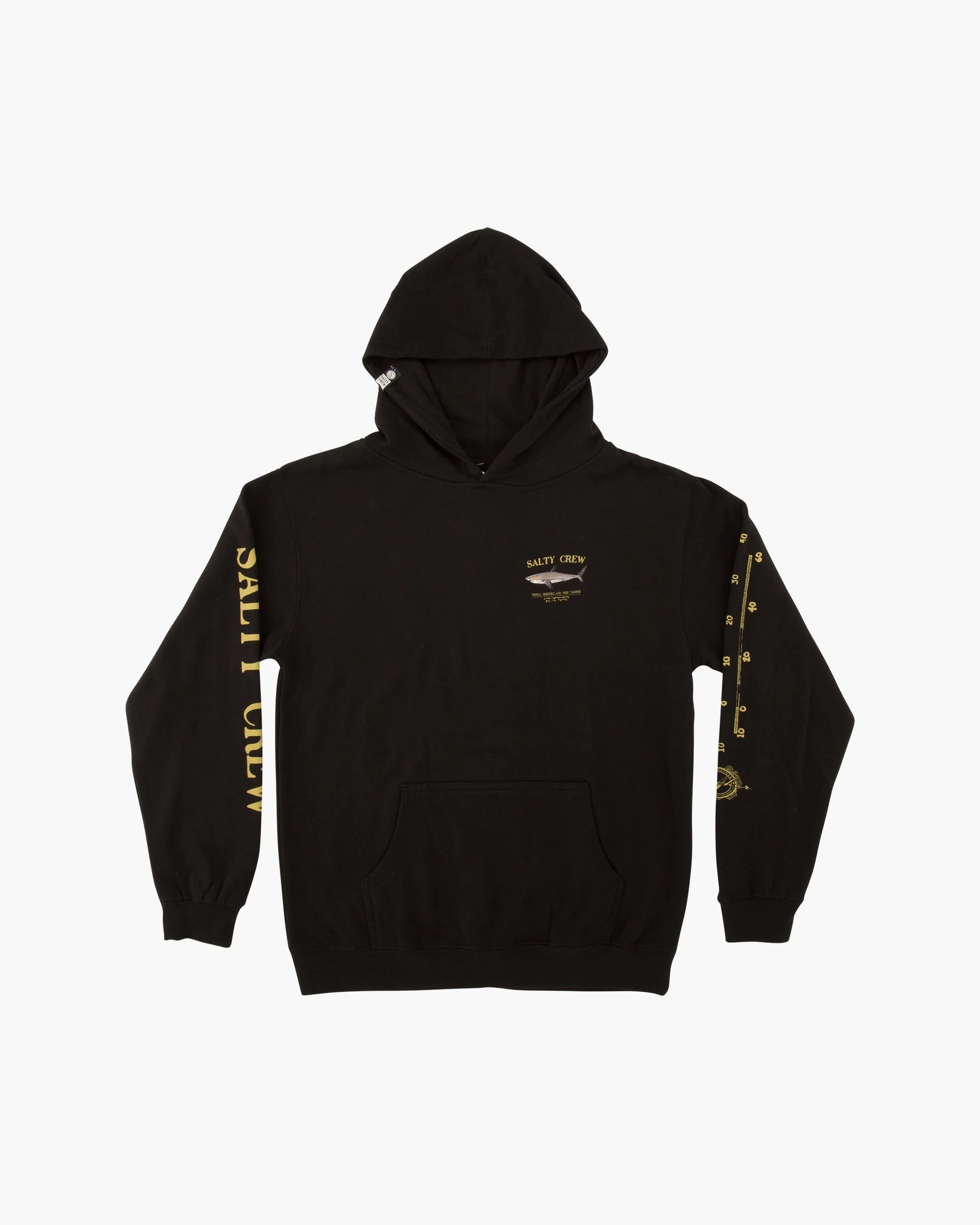 Bruce Boys Hood Fleece - Black - Image 5