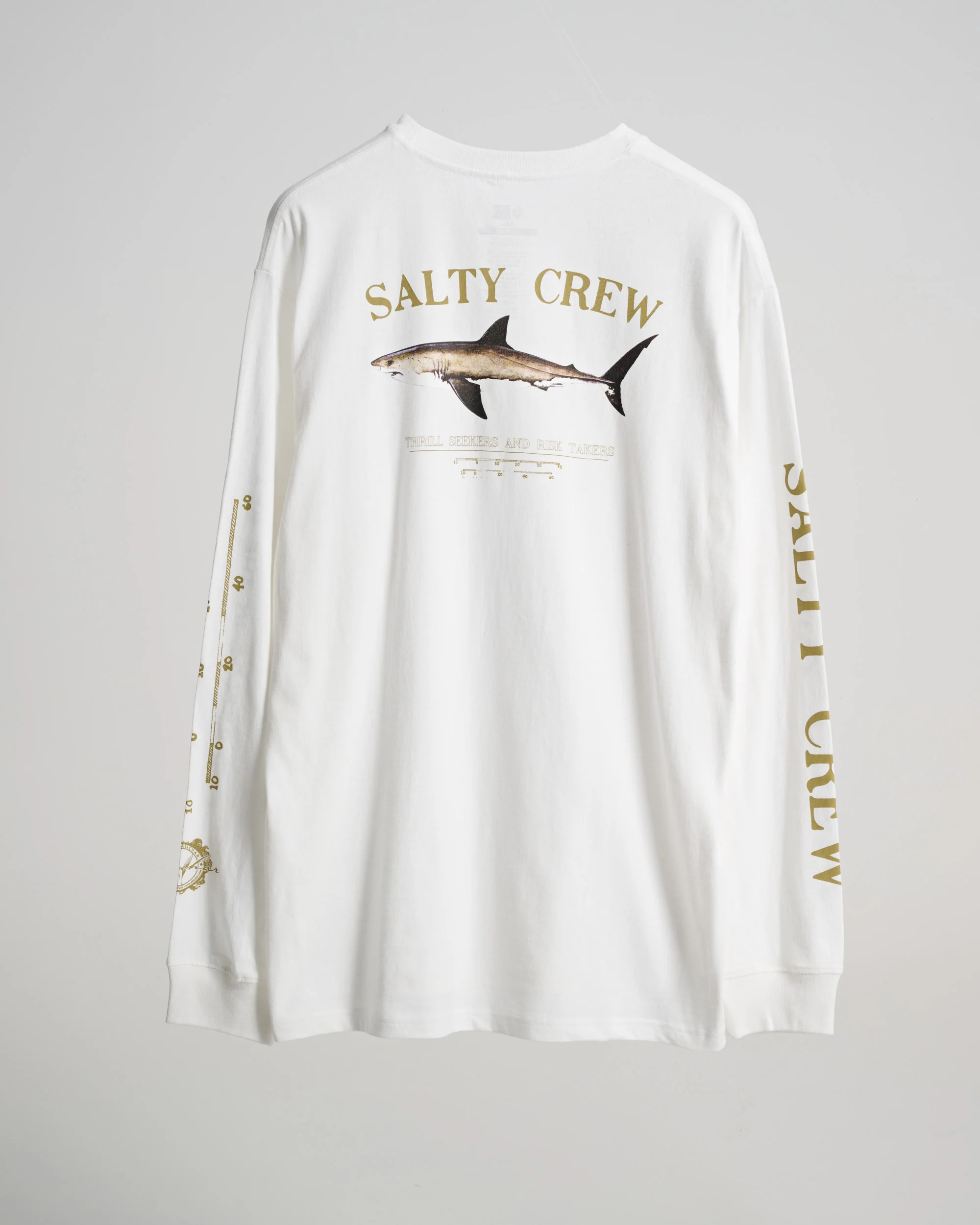 Bruce L/S Tee - White - Image 6
