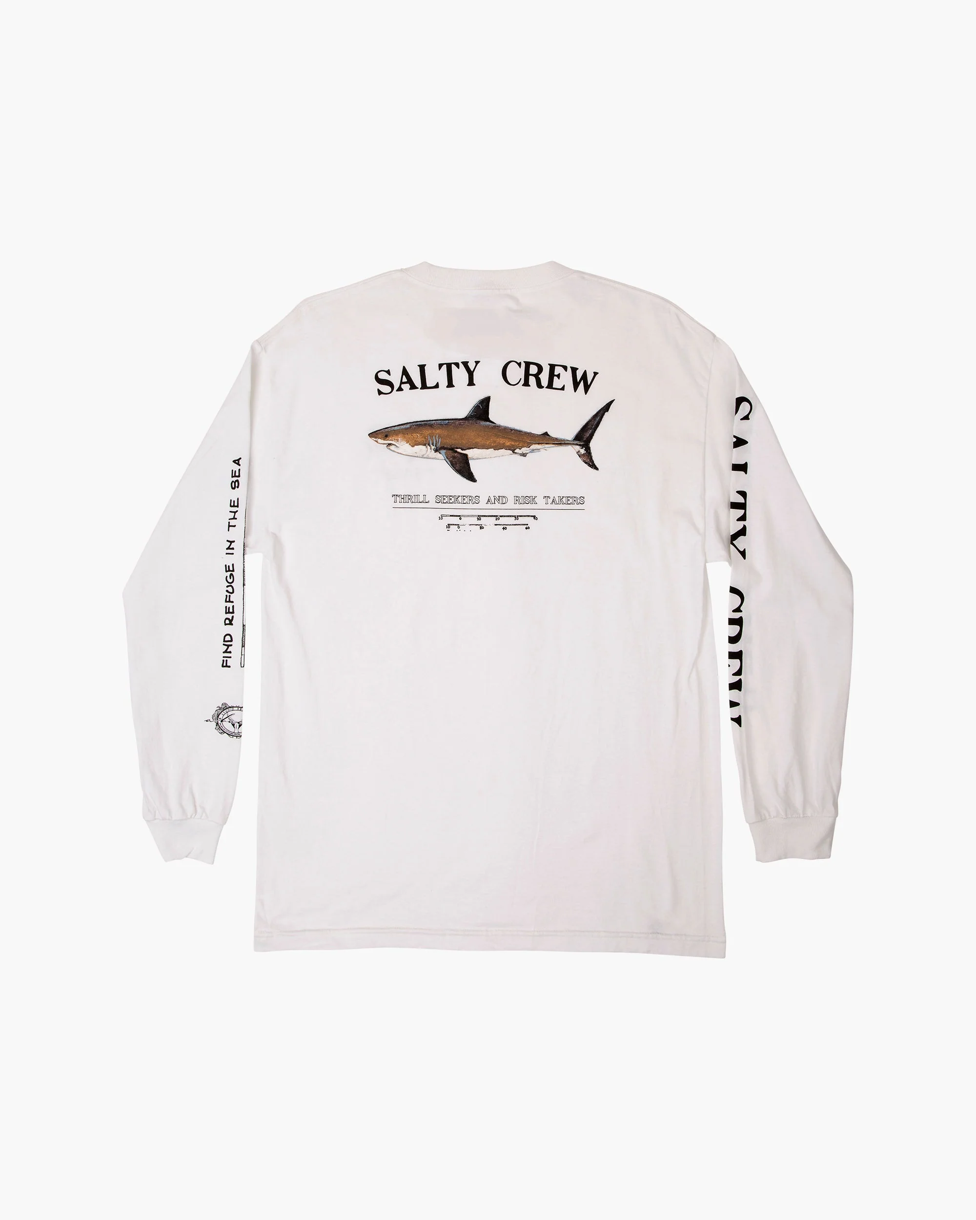 Bruce L/S Tee - White - Image 9