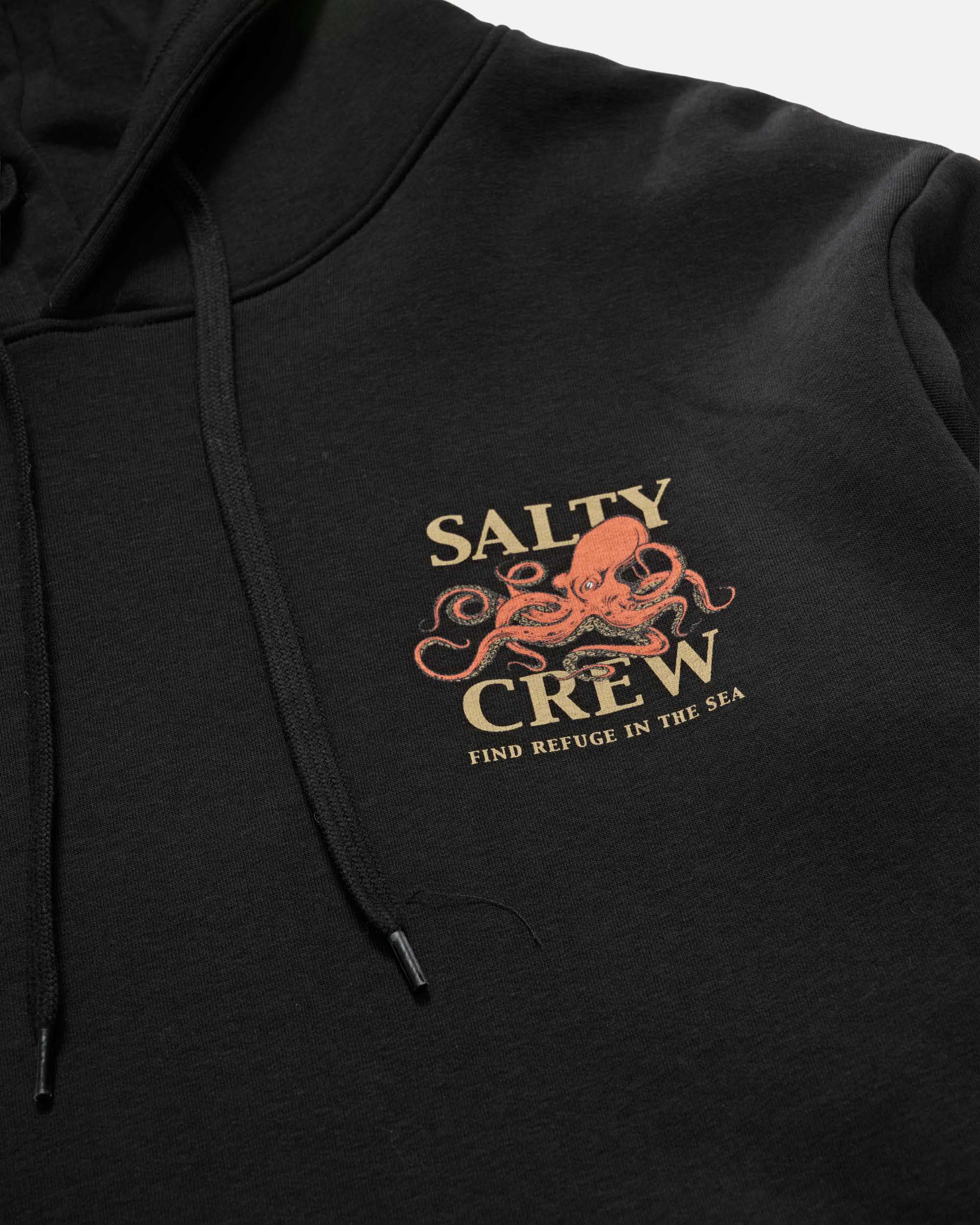 Ink Sling Midweight Fleece Hood - Black - Image 3