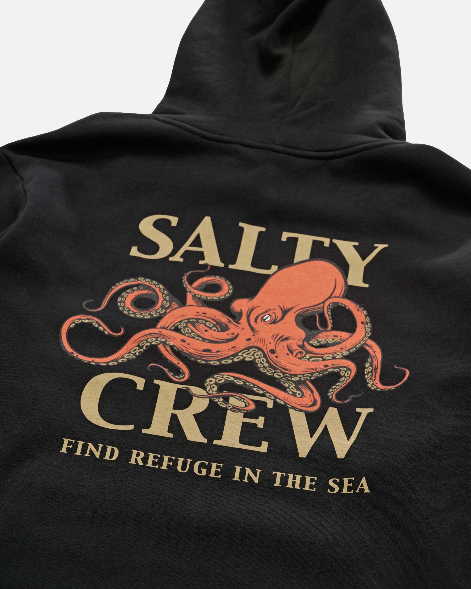 Ink Sling Midweight Fleece Hood - Black - Image 4