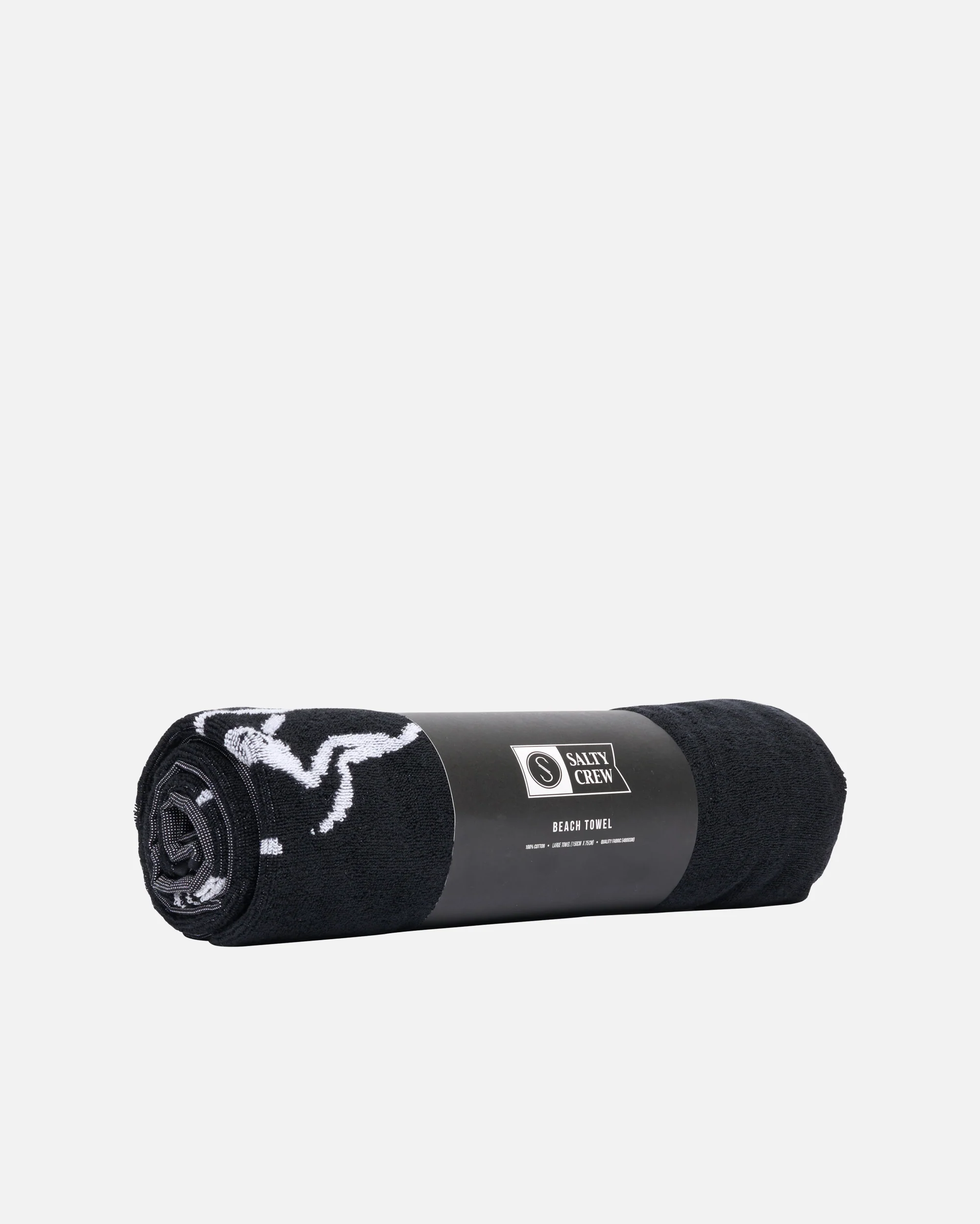 Jawbone Towel - Black - Image 3