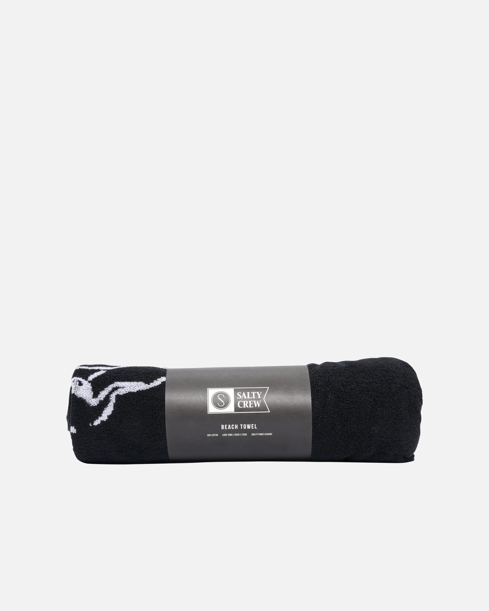 Jawbone Towel - Black - Image 4