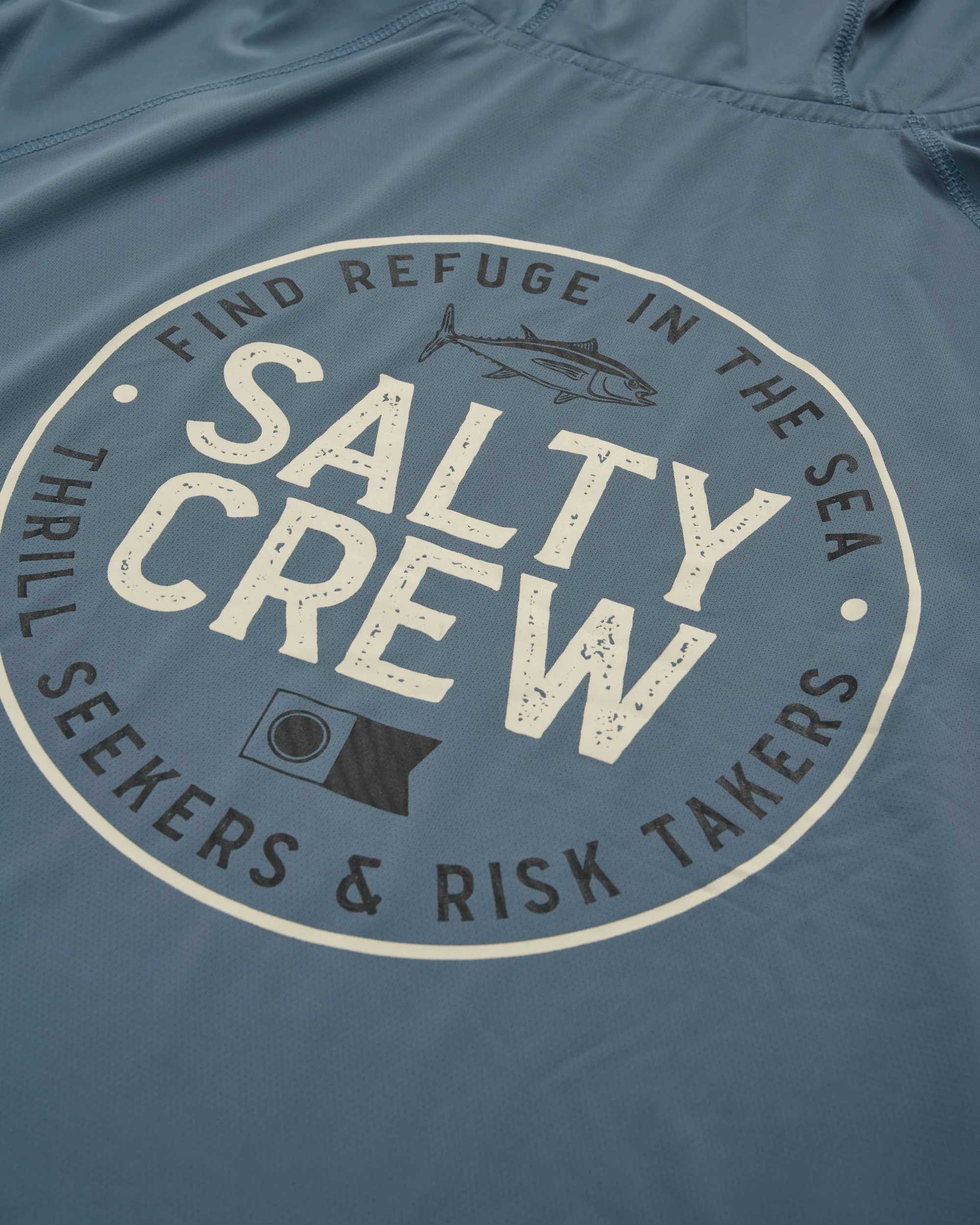 Skipper Hooded Sunshirt with Mask - Storm - Image 4