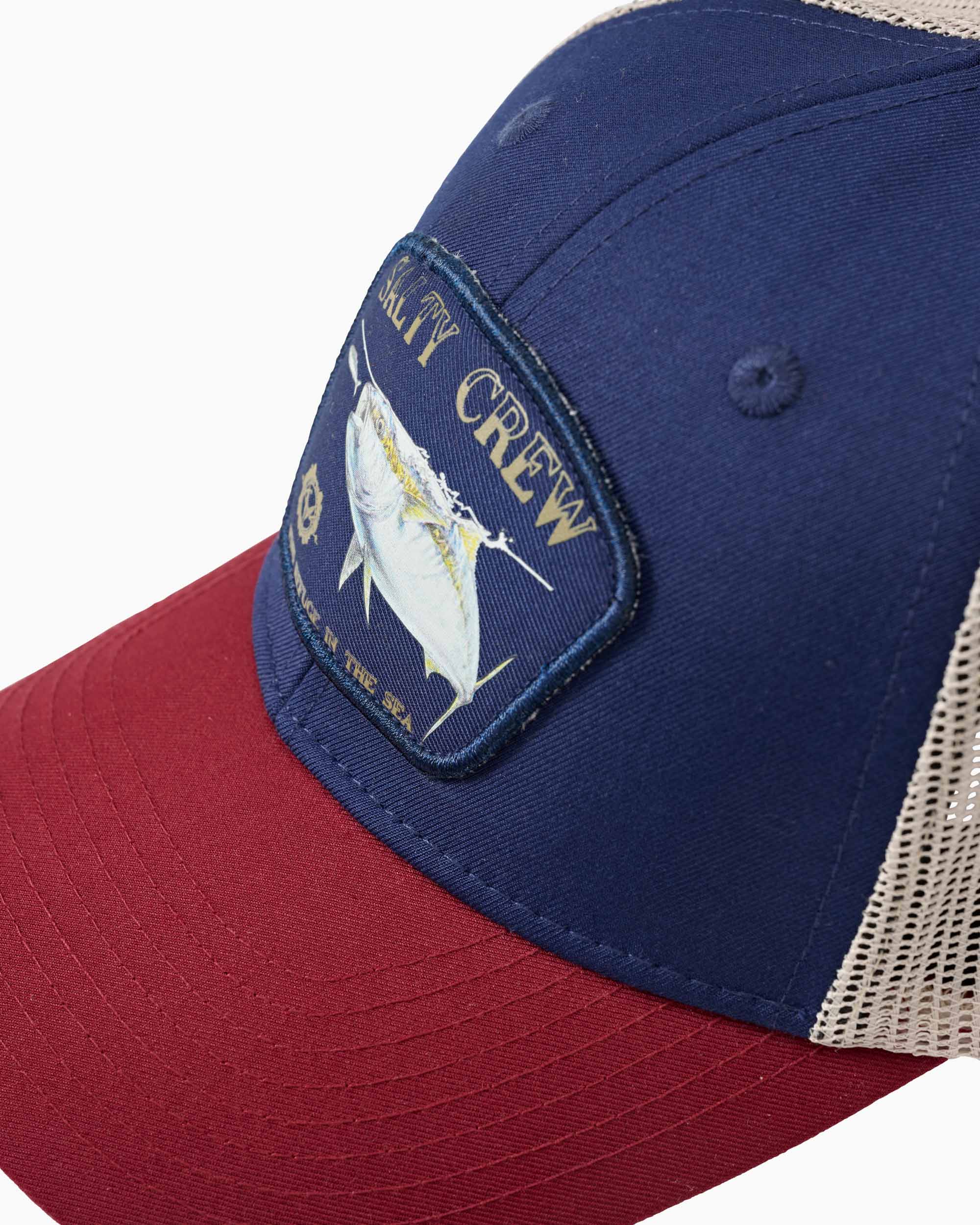 Surface Retro Trucker Cap - Navy/Red - Image 4