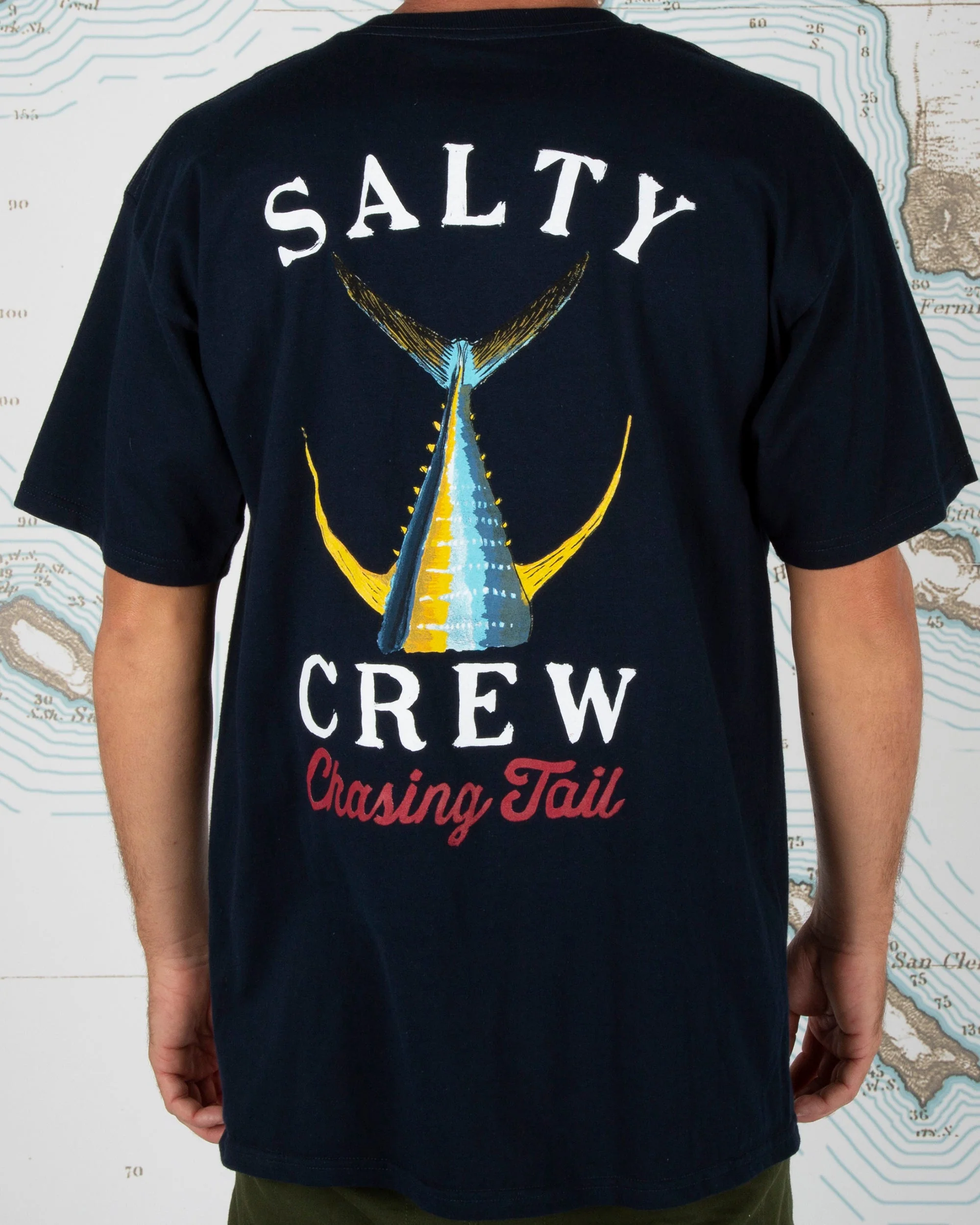 Tailed Standard SS Tee - Navy - Image 3