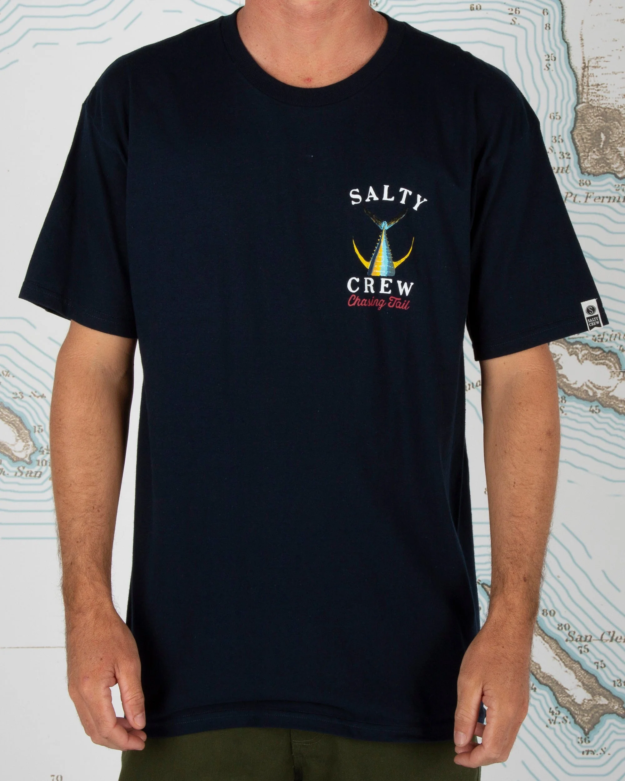 Tailed Standard SS Tee - Navy - Image 4